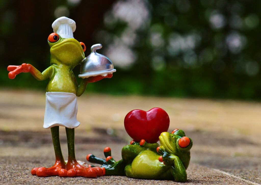 frog, cook, love-927769.jpg